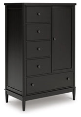 Portdown Door Chest; Black