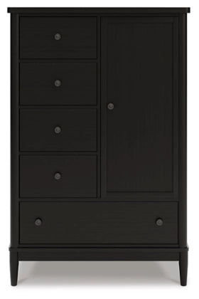 Portdown Door Chest; Black