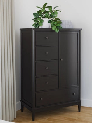 Portdown Door Chest; Black