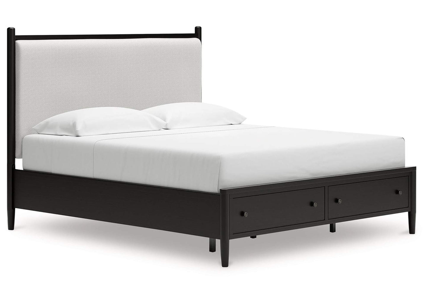 Portdown King Panel Bed; Black