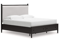 Portdown King Panel Bed; Black