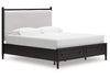 Portdown King Panel Bed; Black