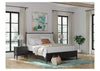 Portdown King Panel Bed; Black