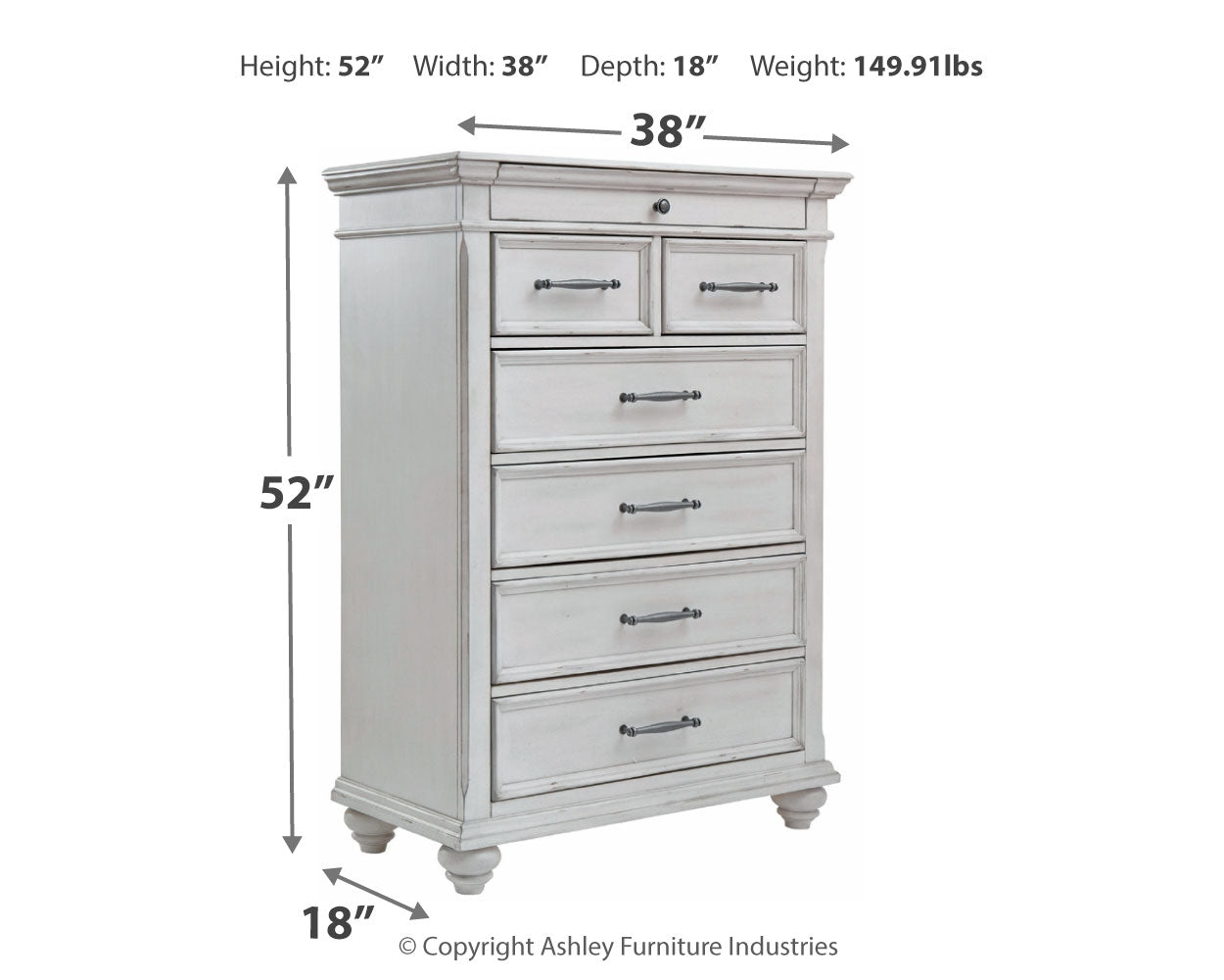 Kanwyn Chest of Drawers - Ashley Furniture - Brunei