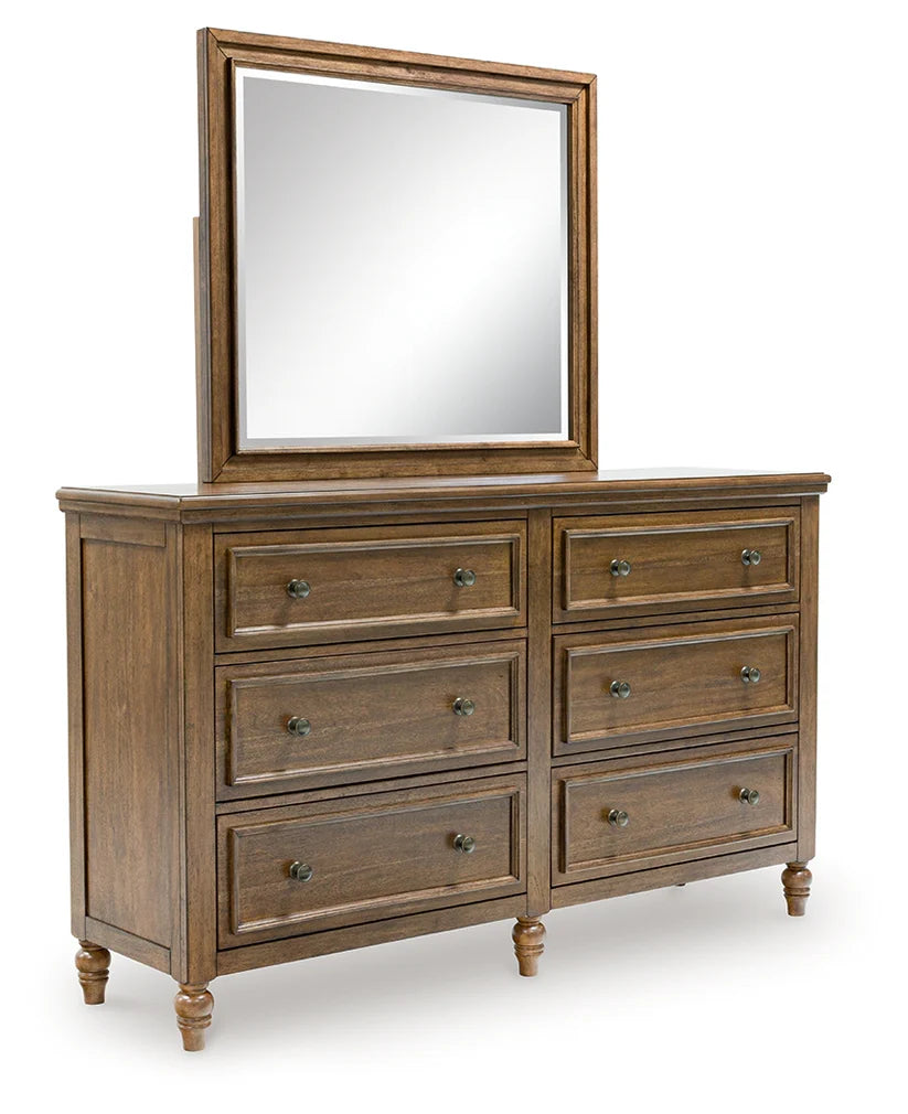 Sturlayne Dresser and Mirror;Brown