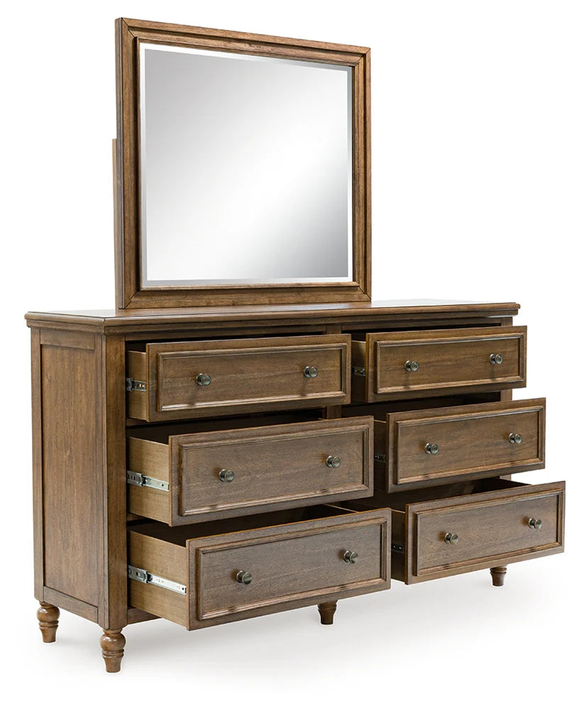 Sturlayne Dresser and Mirror;Brown