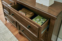 Sturlayne Dresser and Mirror;Brown