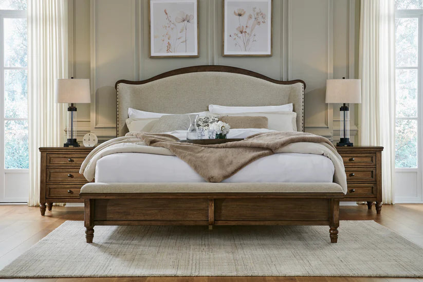 Sturlayne King Panel Bed; Brown