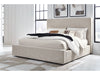Kristland Queen Panel Bed; Light Brown