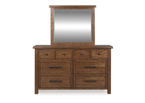 Kristiland Dresser and Mirror;Brown