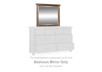 Kristiland Dresser and Mirror;Brown