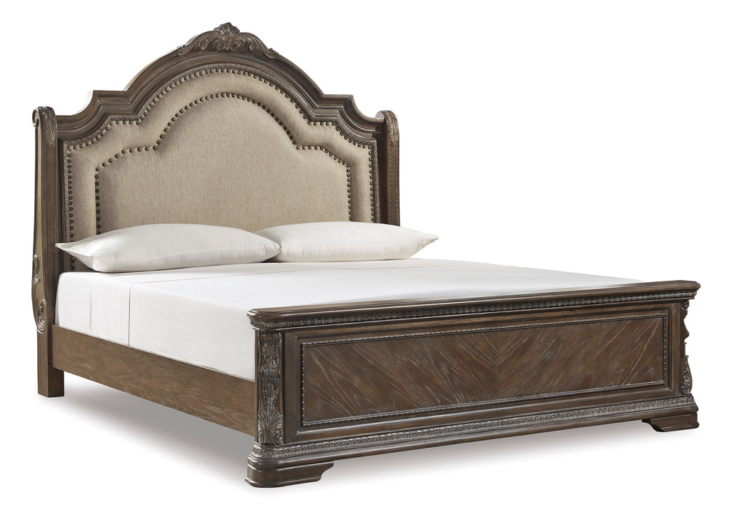 Charmond Queen Upholstered Sleigh Bed