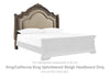Charmond King/California King Upholstered Sleigh Headboard