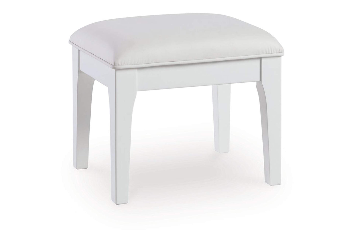 Chalanna Vanity With Stool;White