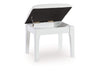 Chalanna Vanity With Stool;White