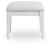 Chalanna Vanity Stool - White