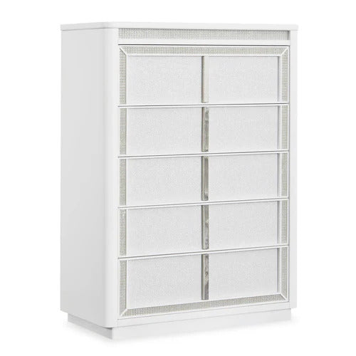 Chalanna Five Drawer Chest - White