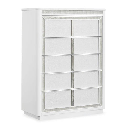 Chalanna Five Drawer Chest - White