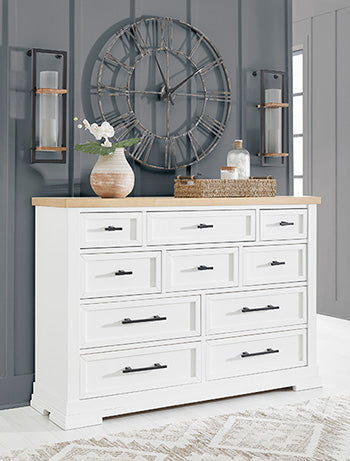 Ashbryn Dresser;WHITE/NATURAL