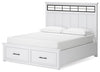 Ashbryn California King Panel Storage Bed