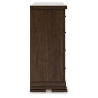Taffenbrook Dresser;Medium Brown