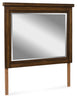 Taffenbrook Bedroom Mirror; Medium Brown
