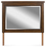 Taffenbrook Bedroom Mirror; Medium Brown