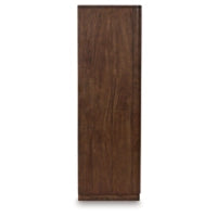 FIVE DRAWER CHEST-KENDAMOR;DARK BROW