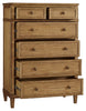 Sharlance Six Drawer Chest;Brown