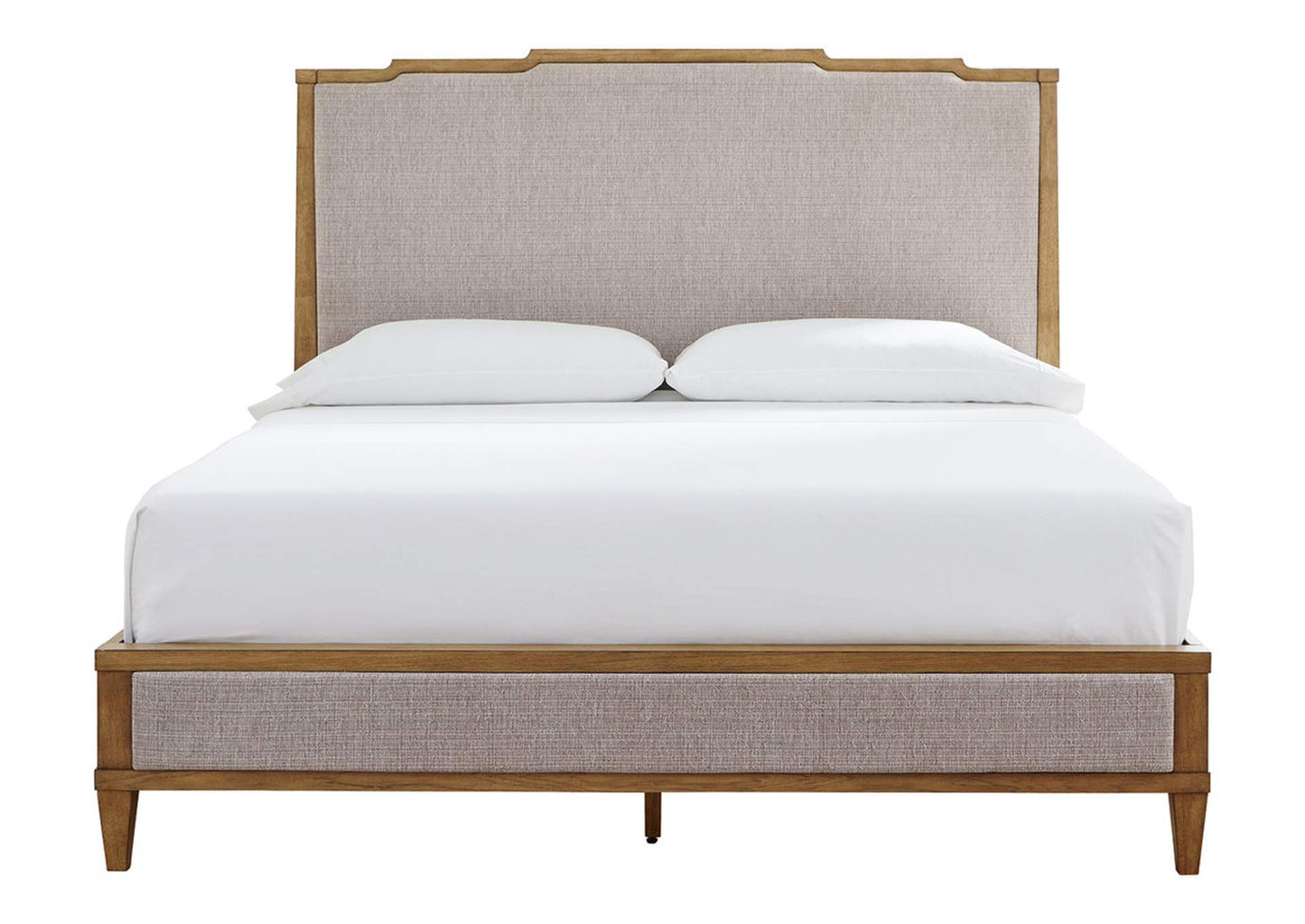 Sharlance 5-Piece King Panel Bedroom Set; Light Brown