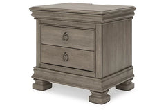 Lexorne Nightstand;GRAY