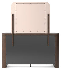 Neo Dresser and Mirror; Rich Brown
