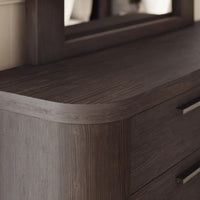 Neo Dresser and Mirror; Rich Brown