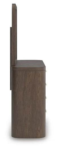 Neo Dresser and Mirror; Rich Brown
