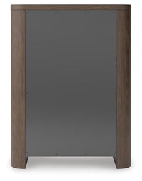 Neo Five Drawer Chest;Rich Brown