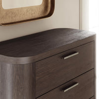 Neo Five Drawer Chest;Rich Brown