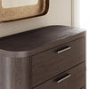 Neo Five Drawer Chest;Rich Brown
