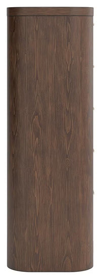 Neo Five Drawer Chest;Rich Brown