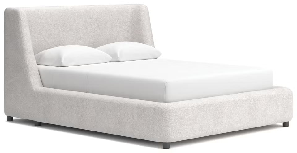 Neo Queen Upholstered Bed;Soft Gray