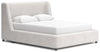 Neo King Upholstered Bed;Rich Brown
