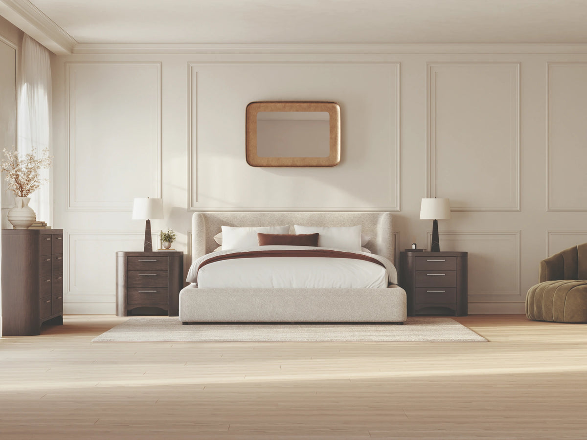 Neo King Bedroom Set;Rich Brown