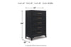 Welltern 5 Chest of Drawers