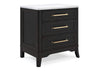 Welltern 3 Drawer Nightstand