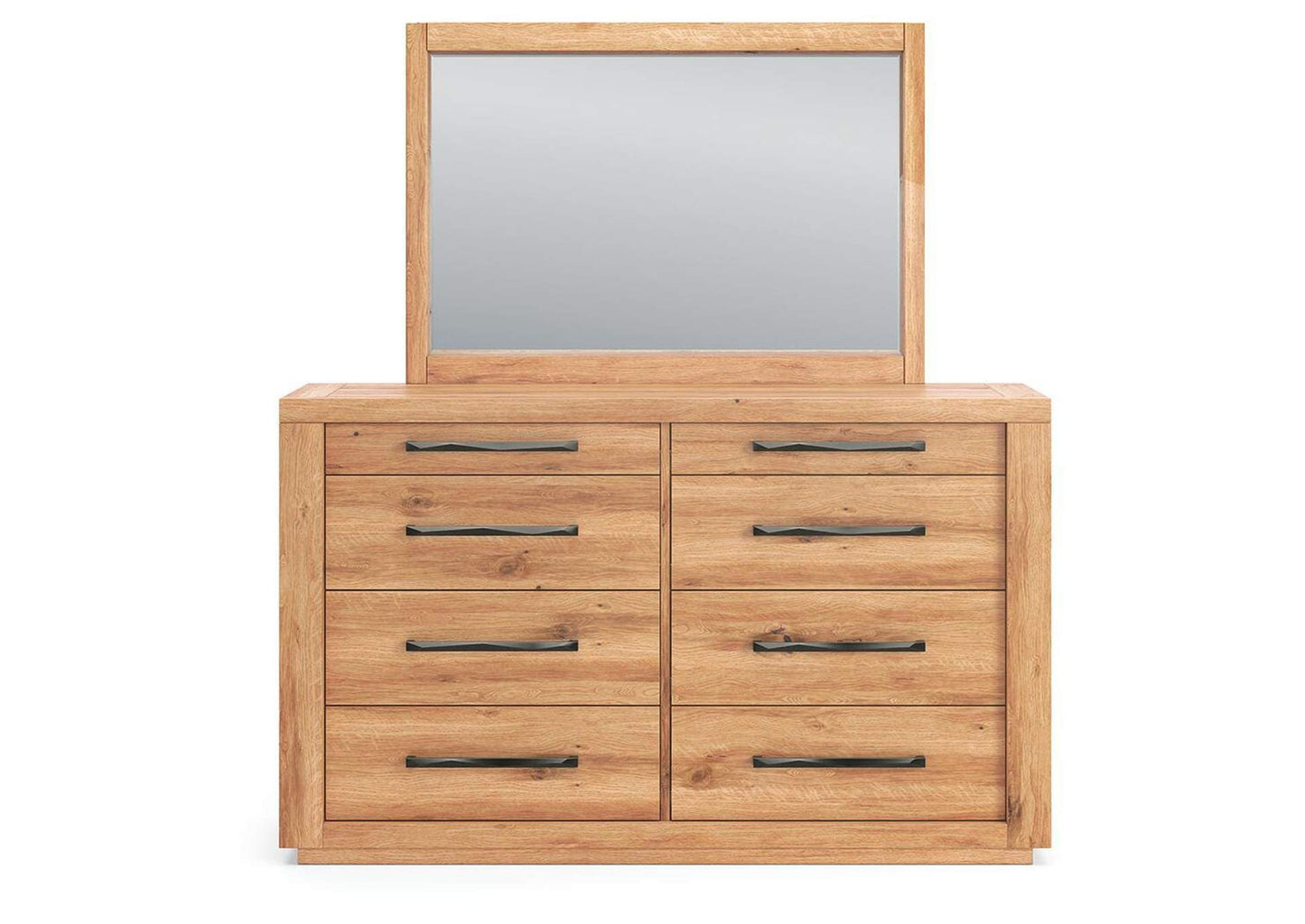 Bracken Dresser and Mirror;Brown