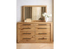 Bracken Dresser and Mirror;Brown