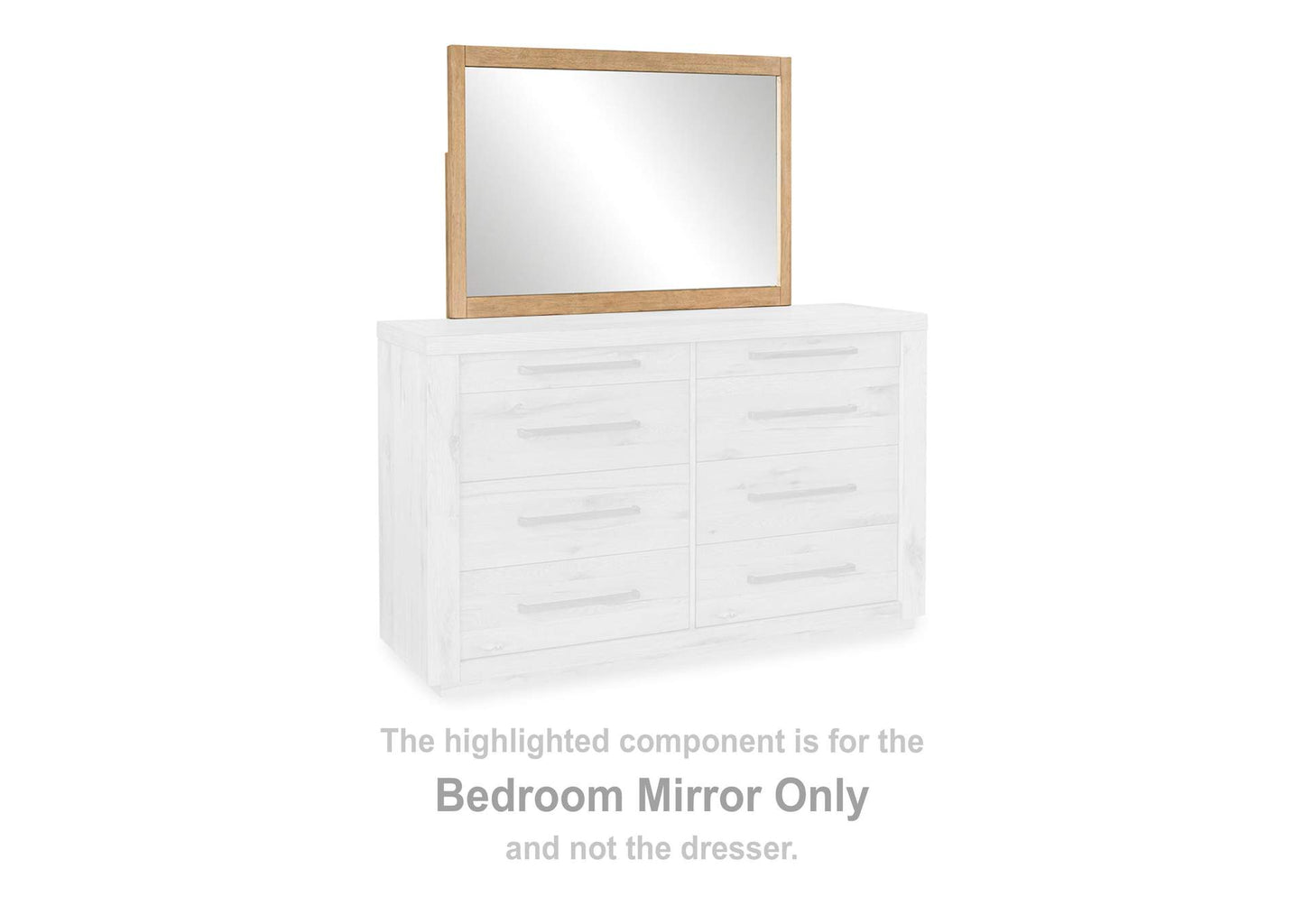 Bracken Dresser and Mirror;Brown