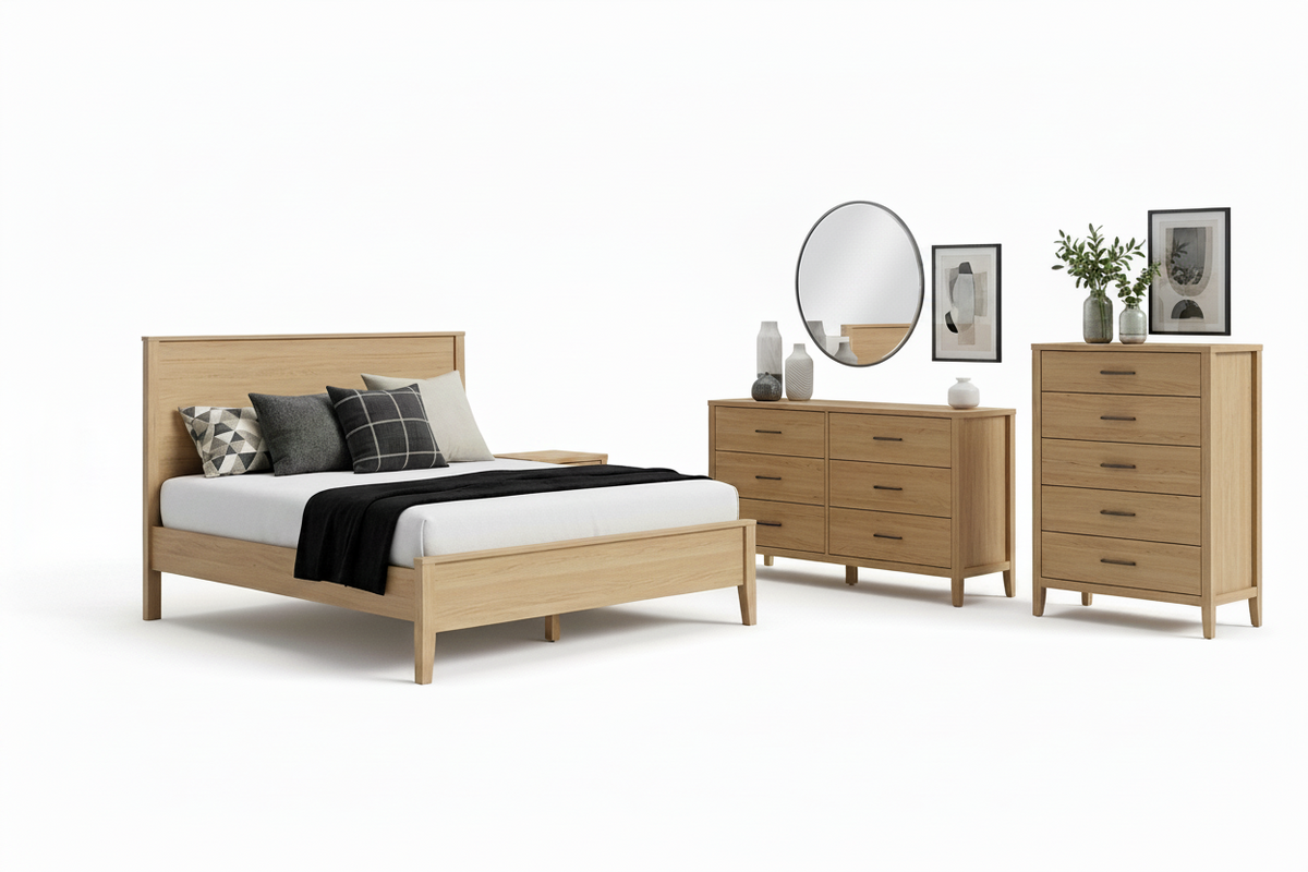 Cabinella Bedroom Set;Tan