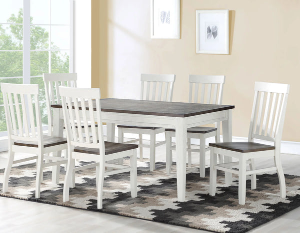 Darborn 7-piece Dining Set;Gray/Brown
