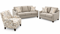 Lemly Sofa Set;Pebble