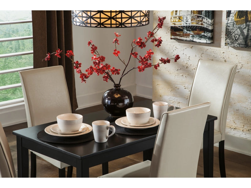 Kimonte Dining Table and 4 Chairs